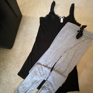 Vs Classic joggers ribbed long tank Sz xl set